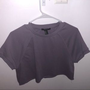 Purple Crop Top